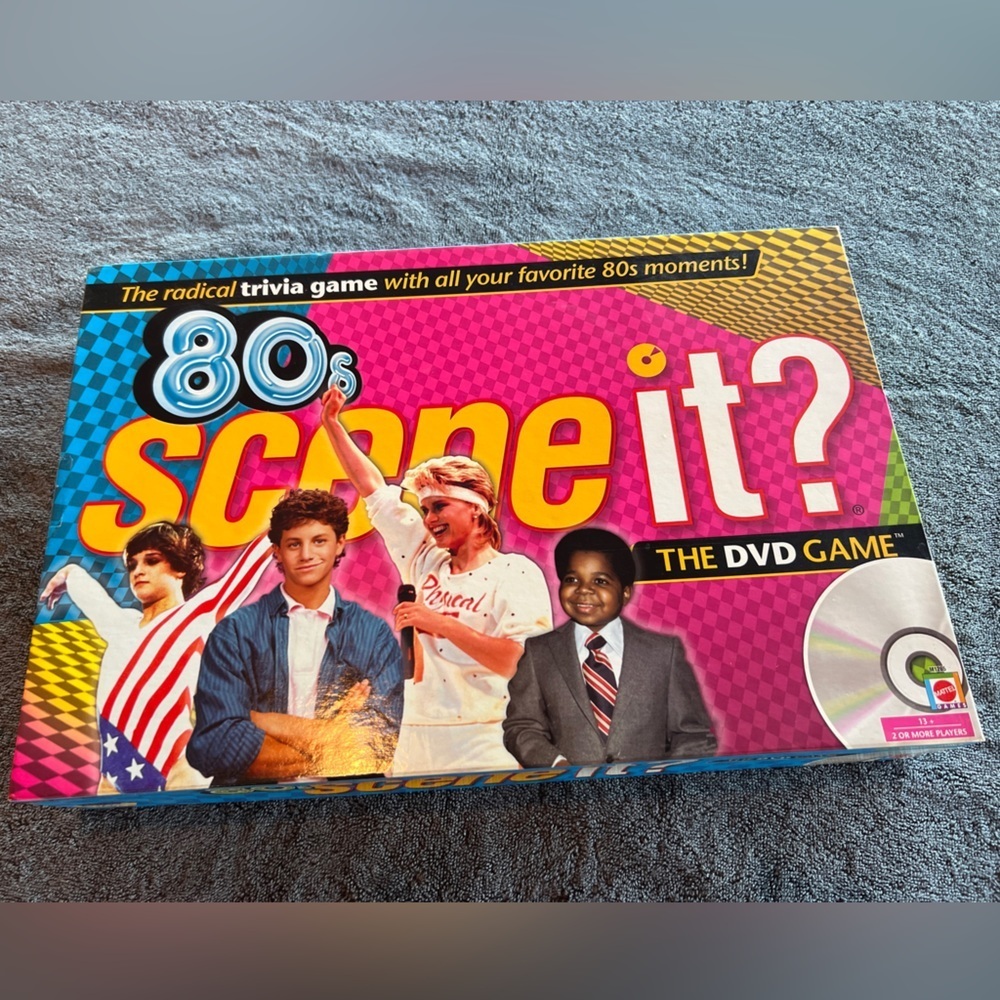 Scene It '80s Deluxe Edition DVD / HD Video Game, 2009 Pre-owned COMPLETE